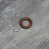 Ganchos para Anillos de Cortina de Madera Maciza Accesorios Clips de Anillo para Barra Romana Accesorios de Anillo de Madera Hebilla Ajustable
