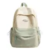 2026 Verão Novas Mochilas para Meninas Alunas do Ensino Fundamental Alta Aparência Alças Duplas para Ombros Alunos do Ensino Fundamental Estilo Coreano Simples Fresco Mochila Pequena