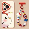 Capa de celular Huawei Pura 90 Pro Max compatível com gato 80 Cordão 70 Fofa 60 Desenho Animado 50 Silicone 30 Capa Macia