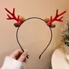 Acessórios de Cabelo de Natal Estilo Floresta Presépio Grampo de Cabelo Orelhas de Galho Fofas para Crianças Acessórios de Tiara Pequenos Grampos Acessórios de Cabelo