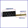 Acessórios para Portas Retráteis Elétricas, Deslizador Garfo Curto de Eixo de Borracha, Conector de Trilha de Porta, Peças de Reparo Universais para Portões de Fábrica