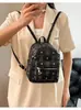 Mochila para mujer, bolsa de comercio exterior transfronterizo, nueva PU moda estilo coreano moderno con estampado, bolsa grande de capacidad para estudiantes, bolsa de viaje para mujer
