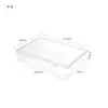 Caja de almacenamiento de plástico transparente con tapa, caja de almacenamiento sellada, caja organizadora de escritorio, caja de almacenamiento para medicamentos y documentos, tamaño extragrande