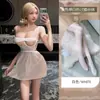 Lencería sensual para mujer, camisón sexy de encaje con aros calados, ropa de dormir transparente push-up para momentos apasionados en la cama, no es necesario quitarla