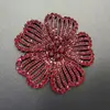 Parches de Tela de Flor de Cinco Pétalos Estilo Fresco y Dulce, Accesorios para el Cabello DIY Hechos a Mano, Flores de Pedrería Coloridas de Lujo Ligero, Accesorios para Ropa