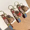 Chaveiro Capivara Adorável Desenho Rei Capivara Pingente para Chaveiro de Carro Bolsa Empurrar Pequeno Presente Venda por Atacado