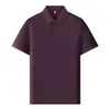 Camisas Polo de Verão Customizadas com Manga Curta, 40 Fios de Algodão Mercerizado de Fibra Longa, para Equipe de Gerenciamento e Funcionários da Dji