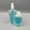 Bolsa de 30 ml con Tapa de Pico abatible, Bolsas esmeriladas a granel de varias capacidades, Bolsas para reempaque de loción