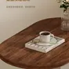 Mesa Lateral de Sofá Cor Creme, Mesa de Canto Irregular da Moda, Pequena Mesa de Centro de Luxo Leve, Mesa Pequena Móvel Nórdica Moderna Minimalista