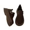 Zapatos Birkenstock de suela gruesa para mujer 2026 otoño nuevo estilo que aumenta la altura antideslizantes mocasines sin cordones plataforma retro estilo Hepburn zapatos de vestir