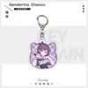 Project Sekai Pjsk Artículos de Personaje Familia V Versión Q Artículos Llavero Acrílico Insignia de Hojalata Colgante para Bolsa