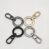 Lanyard para Teléfono Integrado con Anillo de Resorte y Clip de Perro de 5 Piezas Llavero Desmontable Anti-Pérdida Gancho DIY Accesorios de Ferretería Clip
