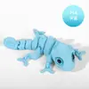 Adorno de Ojo de Camaleón Realista Impreso en 3D Modelo Figura Creativa Regalo con Articulaciones Móviles Artículo de Manualidad