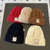 Touca de Bebê Outono e Inverno Aconchegante e Quente de Tricô para Meninos e Meninas, Touca de Inverno Versátil à Prova de Vento