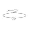 Europa e Estados Unidos transfronteiriço 26 pulseira de letras inglesas moda feminina temperamento simples aço inoxidável pulseira de letras em forma de coração