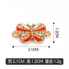 Colar, pulseira, pingente e acessório DIY com pingente duplo de borboleta colorida em esmalte. Vendas diretas do fabricante, disponíveis para pedidos mistos e comércio transfronteiriço