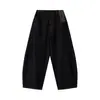 Wholate Original Estilo Étnico Retro Modernos Jeans de Trabajo Lavados Unisex Casual Corte Holgado Pantalones Cimitarra K01