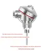Sensor de Temperatura Pt100 Tipo K Blindado Alta Platina Sonda de Resistência Térmica Transmissor de Temperatura Integrado 4-20Ma