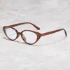 Gafas de sol vintage transfronterizas de moda, gafas planas ojo de gato europeas y americanas, monturas de gafas de moda personalizadas, monturas para miopía