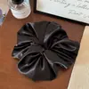 Elegante Coletero Satinado Perlado para Niñas, Goma para el Cabello de Color Sólido de Alta Gama Estilo Coreano, Nueva Cuerda para el Cabello con Accesorio de Flor