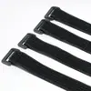 Correa de Cierre de Velcro con Hebilla Negra, Correa de Sujeción Autoadhesiva de Nylon, Modelo Correa de Sujeción de Velcro Inverso