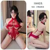 Lencería Sexy de Noche Larga Mono de Encaje Femenino Transparente Puro Deseo Tentación Pasión Sin Abertura 2066