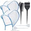 Ferramentas para Barbeiro e Coloração, Touca Óleo para Assar, Touca Descartável de Agulha de Camada Dupla com Plástico, Touca para Mechas, Atacado Fabricante de Ferramentas de Coloração