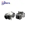 Soquete de Alimentação DC-031-1.0-1.3 Pino Alta Corrente 5525-10A-20A Tipo Montagem Horizontal Quatro Pinos Retardante de Chama