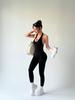 Nuevo Enterizo de Yoga Ajustado Sin Costuras de Secado Rápido con Halterneck Descubierto en la Espalda, Delgado, de una Pieza, Ropa Deportiva para Fitness y Yoga para Mujer