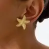 Amazon Transfronterizo Hermosos Pendientes de Estrella de Mar Moda Playa Oro Joyería Pendientes Viaje Vacaciones Fiesta Regalos para Mujeres