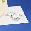 Base de anel em prata de lei s925, em formato de coração, com 5mm de encaixes duplos para pedras, acabamento escovado, para cravação DIY de jadeíta e pedras preciosas coloridas, acessórios para joias de prata