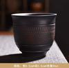 Bule de cerâmica roxa relevo feito à mão Lotus único pote chá doméstico roxo presente de lama Kung Fu Chá Master Cup Master Cup
