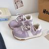 Tênis Amarelo Estilo Hong Kong para Treinamento Moral Feminino 2025 Novo Design de Nicho Chique Original Retro Shoes Xy-A669