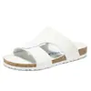 Pantuflas para Hombre 2025 Nueva Tendencia de Moda de Verano Cuña de Corcho Resistentes al Desgaste Antideslizantes Chanclas Calzado de Playa