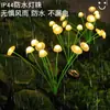 Luces Solares de Jardín para Exteriores Transfronterizas, Impermeables para Macizos de Flores, Césped, Decorativas para Ambiente de Jardín, Luces LED Pequeñas de Colores