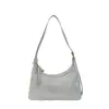 Bolso de Hombro Cruzado de Cuero Aceitado y Encerado de Moda 2026 para Mujer, Bolso Vintage para el Hombro para Viajar, Bolso de Media Luna con Diseño de Nicho