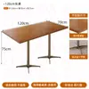 Mesa de Jantar Moderna com Cadeiras para Confeitaria Oceano, Mesa Tendência para Cafeteria com Cadeiras de Assento Macio, Poltrona de Aço Inoxidável de Luxo Leve