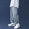 Pantalones casuales rectos holgados de marca popular para hombre para primavera y otoño