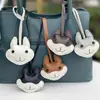 Novos Acessórios de Couro Chaveiro Husky Pingente de Bolsa Acessório de Chave Pingente Cachorro Pingente de Couro PU
