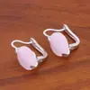 Venta caliente transfronteriza aretes de zirconita redondos de 12 mm aretes de moda europea y americana de alto sentido para el verano pendientes 2024