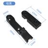 Suporte de Roupas Flip Espessado para Guarda-Roupa Haste para Roupas Assento Flangeado Base de Ferragem para Haste de Roupas Suporte para Haste Cruzada Acessórios