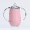 Criativa 12oz Aço Inoxidável 304 Alça Binaural Casca de Ovo Caneca de Escritório Portátil Caneca Térmica Atacado Transfronteiriço