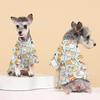 Comercio exterior al por mayor estampado de dibujos animados gato perro ropa para mascotas simple y cómoda primavera y verano perro pequeño y mediano ropa para perros