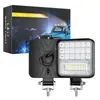 DxzTaxa Não Incluída Luz de Trabalho LED Quadrada Mini 3 polegadas Holofote Luz de Empilhadeira Iluminação Modificada Luz Auxiliar