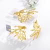 Fábrica de materiales para joyería diy al por mayor metal árbol pequeño tridimensional accesorios de broche pin de corsage femenino accesorios de otoño e invierno
