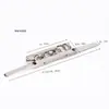 Clip de Placa de Presión de Pulsación Larga Clip Carpeta de 8 pulgadas Clip Doble Clip de Placa de Presión Clip para Rollos Clip Carpeta Clip para Tablero de Madera