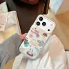 Ilustración Transparente de Cachorro Lindo Compatible con Funda para Teléfono Apple 17 18pm iPhone16 Lindo Soporte Magnético 15 Suave