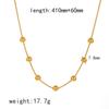 Colar de Aço Inoxidável de Alta Qualidade Nicho Feminino Versátil Moda Corrente de Bolinhas de Alta Qualidade Corrente Wearby Pulseira Conjunto de Joias