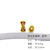 Plata S925 Zirconio Tensor Rosca Encaje Hebilla de Perla Hombre Pequeño Doble Cintura Torus Cuentas Cubo Cuentas Accesorios DIY