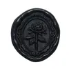 Adesivos de Etiqueta de Cera Flor Rosa, 135 Cores Disponíveis, Selos de Cera para Casamento, Adesivos para Selar Garrafas, Adesivos para Selar Envelopes, Adesivos de Carimbo de Selo de Cera